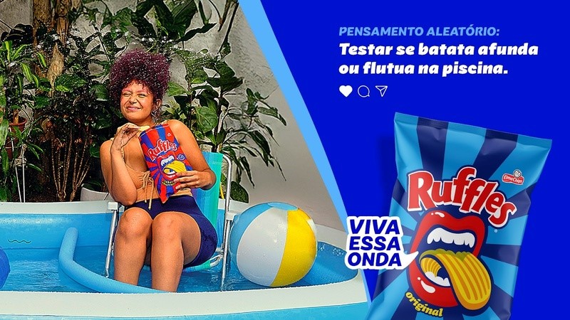 RUFFLES® reforça espontaneidade ao brincar com os 