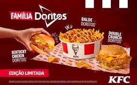 KFC e DORITOS® lançam collab inédita e apostam em linha com sabores intensos e crocantes para conquistar os fãs